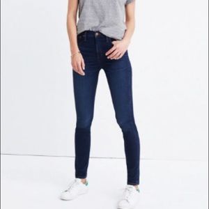 Madewell 10in High Rise Skinny in Hayes Wash